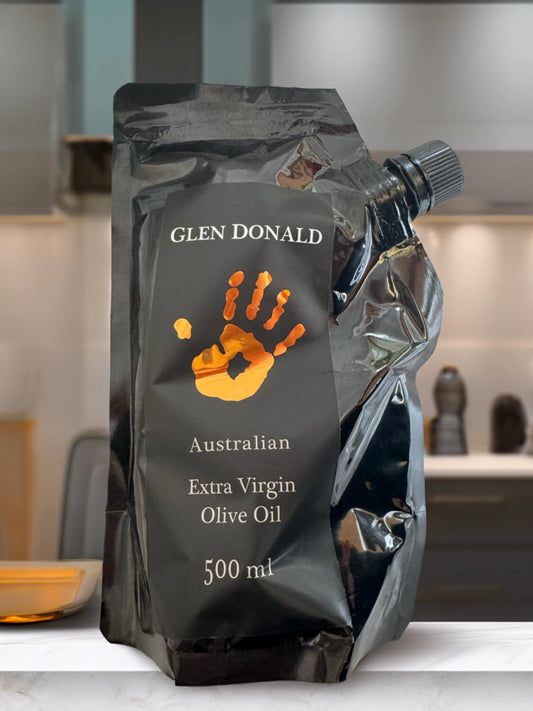 2 x Glen Donald Estate Extra Virgin Olive Oil Pouch - Subscription only